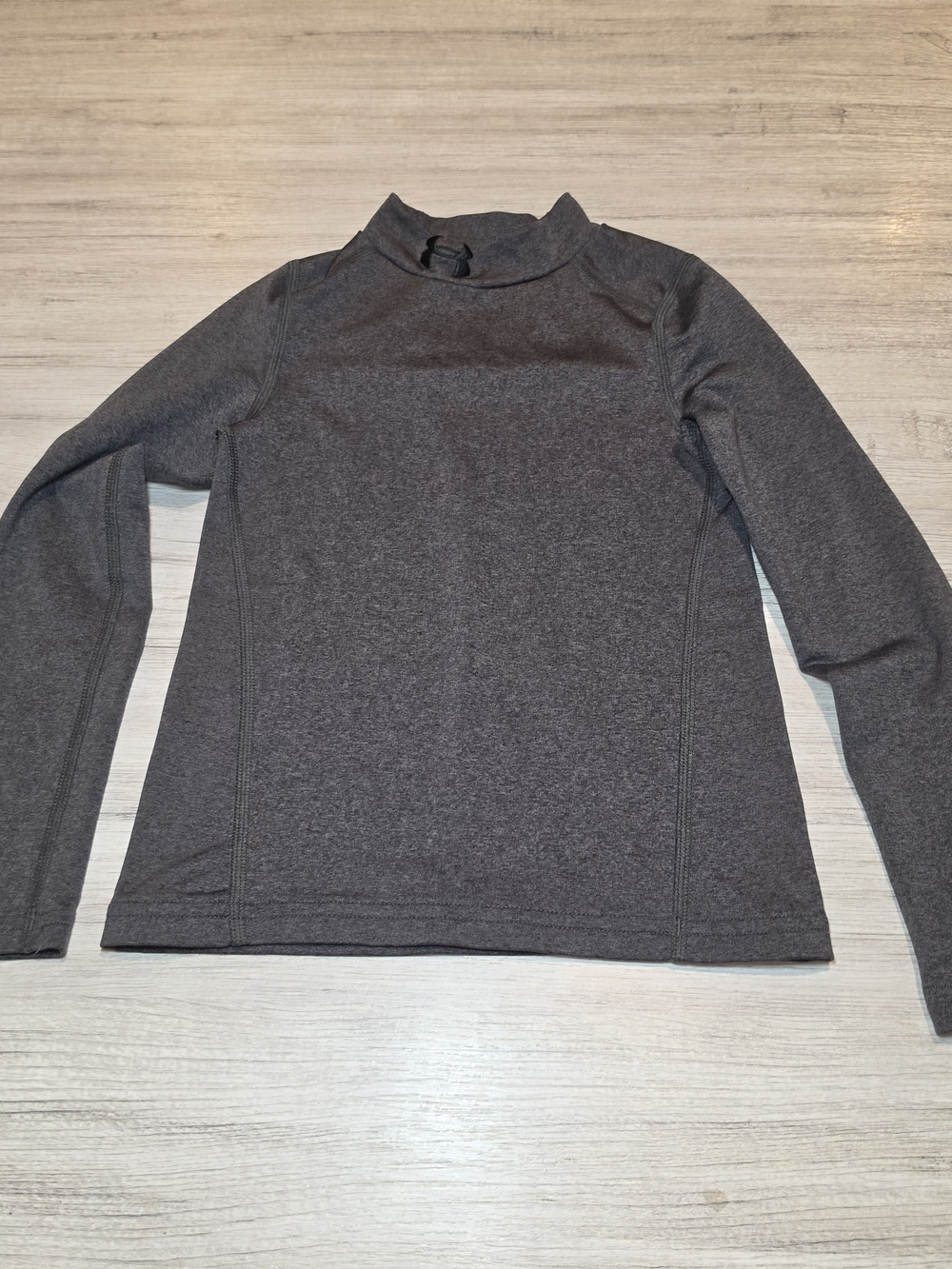 Under Armour Cold Gear Fitted Long Sleeve Compression Shirt Youth Gray Size XS